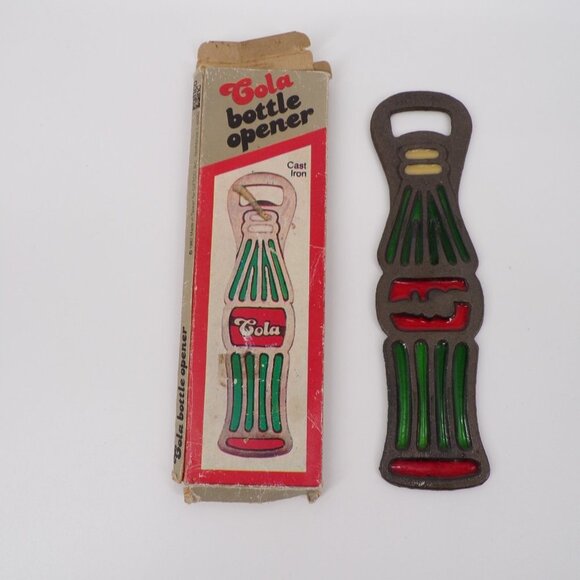 Vintage Giftco Cast Iron Cola Bottle Opener - 1982 - Picture 2 of 5